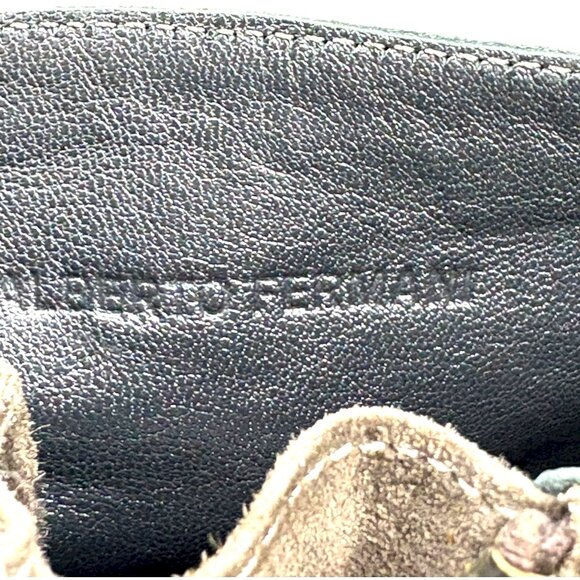 Alberto Fermani Taupe Suede Zip Ankle Boots Made in Italy - Picture 2 of 11